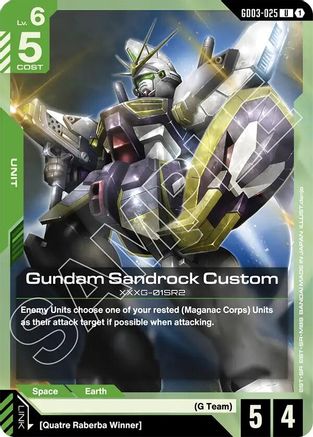 Gundam Sandrock Custom GD03-025/undefined - Steel Requiem