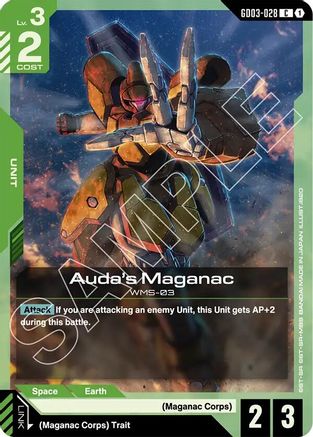 Auda's Maganac GD03-028/undefined - Steel Requiem