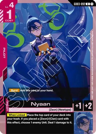 Nyaan GD03-092/undefined - Steel Requiem