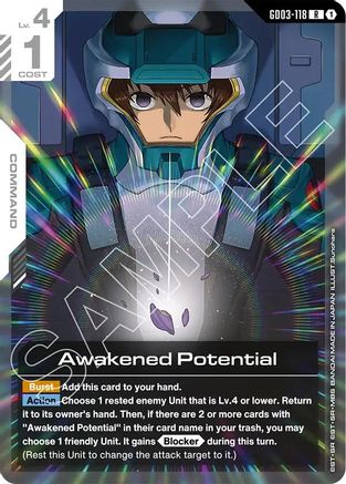 Awakened Potential GD03-118/undefined - Steel Requiem Holofoil