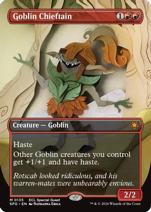 Goblin Chieftain (Borderless) (SPG-135) - Special Guests