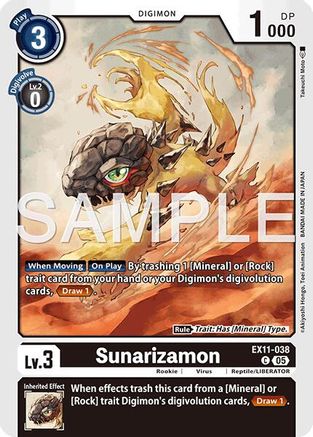 Sunarizamon (EX11-038) - Dawn of Liberator