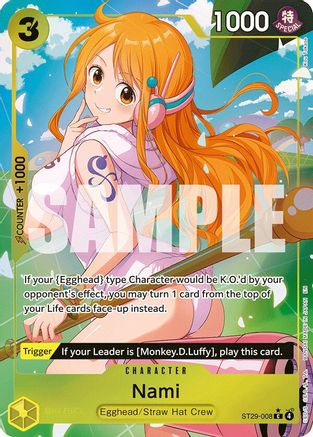 Nami (Full Art) (ST29-008) - Starter Deck 29: Egghead Foil
