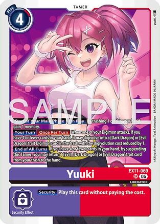 Yuuki (EX11-069) - Dawn of Liberator Foil