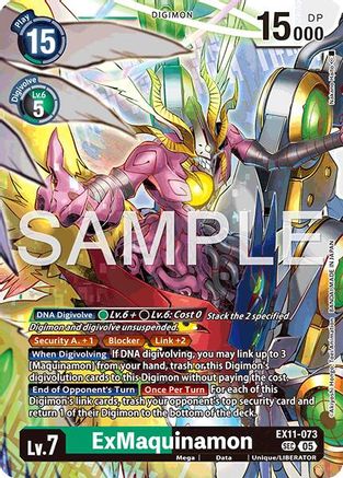 ExMaquinamon (EX11-073) - Dawn of Liberator Foil