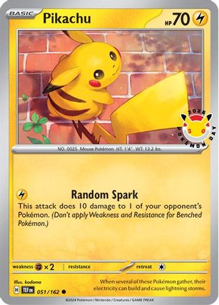 Pikachu (Pokemon Day 2026) 51 - Miscellaneous Cards & Products Holofoil