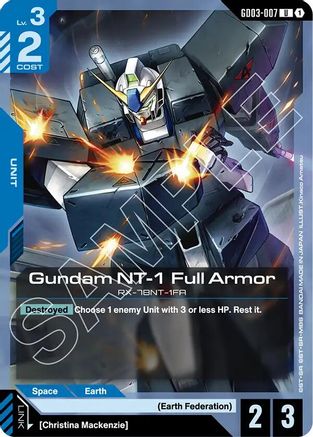 Gundam NT-1 Full Armor GD03-007/undefined - Steel Requiem