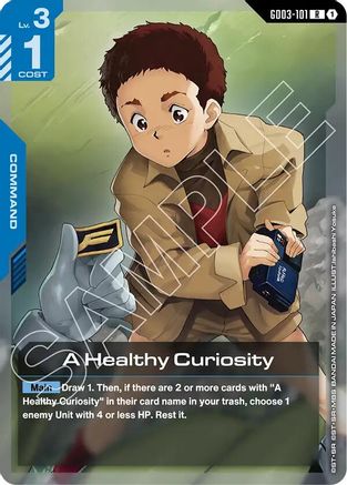 A Healthy Curiosity GD03-101/undefined - Steel Requiem Holofoil