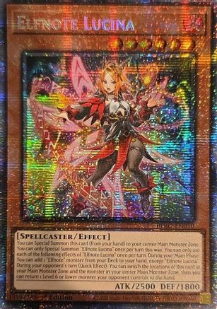 Elfnote Lucina (Starlight Rare) (BPRO-EN010) - Burst Protocol 1st Edition