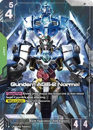 Gundam AGE-2 Normal (LR+) GD03-019/undefined - Steel Requiem Holofoil
