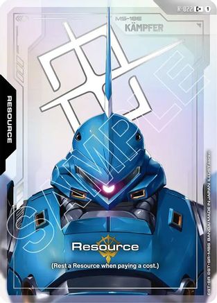 Resource (R-022) (C+) R-022/undefined - Steel Requiem Holofoil
