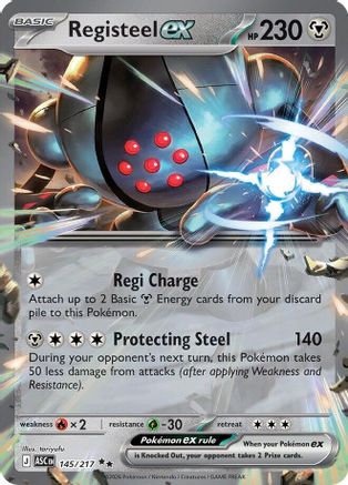 Registeel ex 145 - ME Ascended Heroes Holofoil