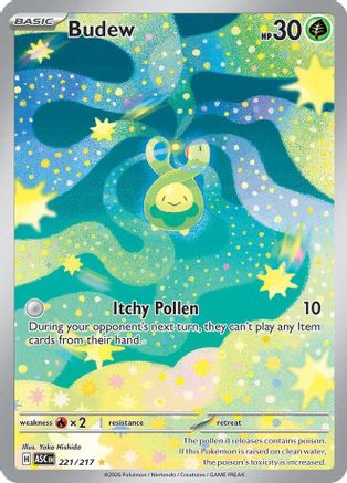 Budew - 221/217 221 - ME Ascended Heroes Holofoil