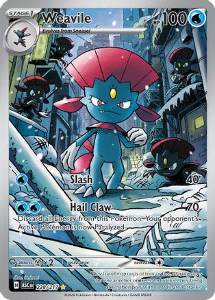 Weavile - 228/217 228 - ME Ascended Heroes Holofoil