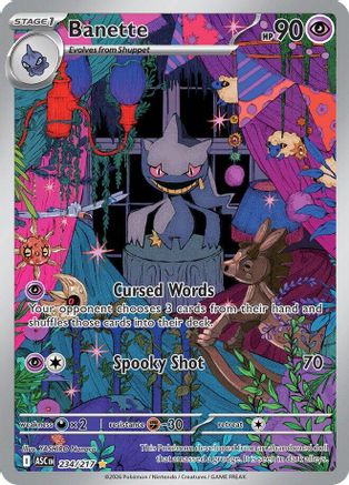 Banette - 234/217 234 - ME Ascended Heroes Holofoil