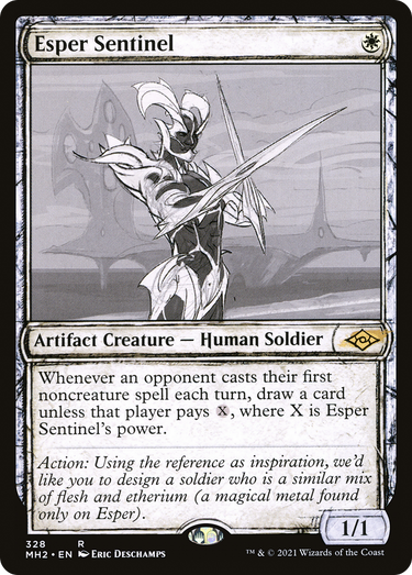 Esper Sentinel (Showcase) (MH2-328) - Modern Horizons 2: (Showcase)
