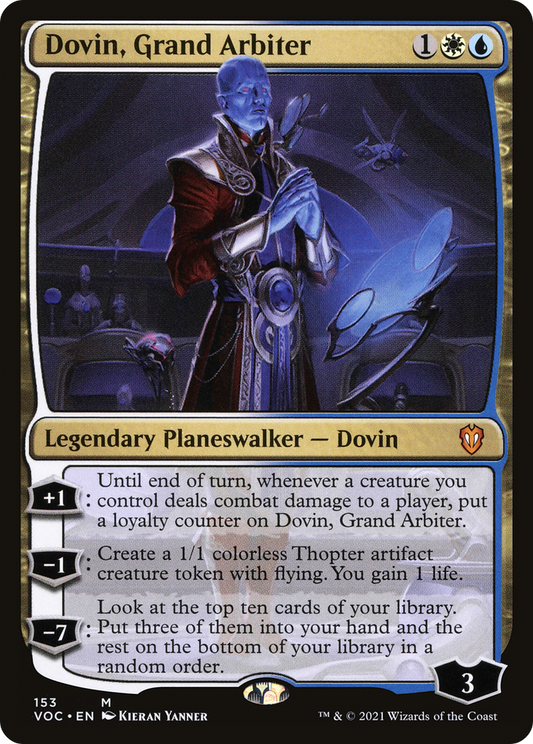 Dovin, Grand Arbiter (VOC-153) - Crimson Vow Commander