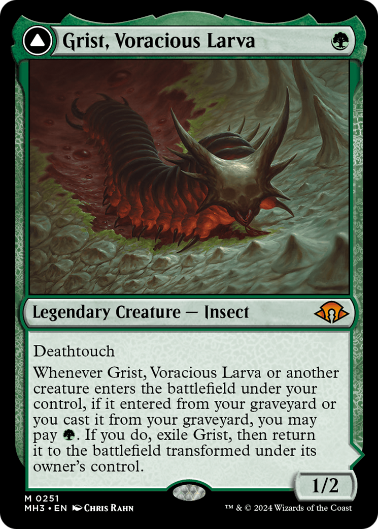 Grist, Voracious Larva // Grist, the Plague Swarm (MH3-251) - Modern Horizons 3