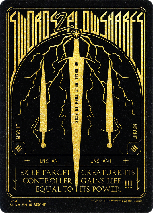 Swords to Plowshares (SLD-364) - Secret Lair Drop Foil