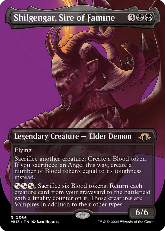 Shilgengar, Sire of Famine (MH3-366) - Modern Horizons 3 (Borderless)
