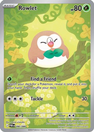 Rowlet - 090/088 90 - ME03 Perfect Order Holofoil