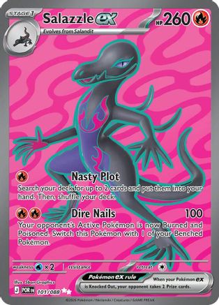 Salazzle ex - 101/088 101 - ME03 Perfect Order Holofoil