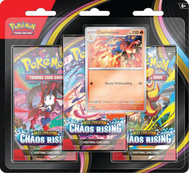 POKEMON - ME04 CHAOS RISING 3PK BLISTER