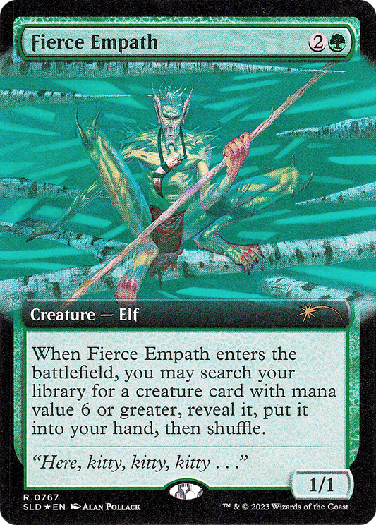 Fierce Empath (SLD-767) - Secret Lair Drop: (Extended Art) Foil