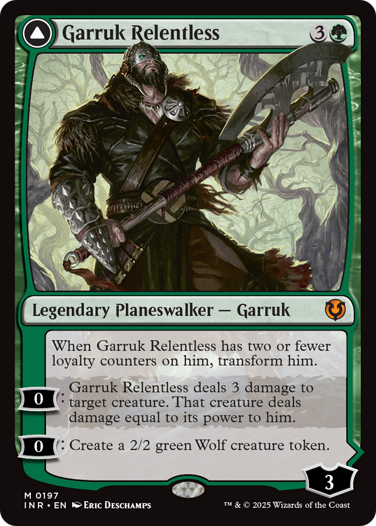 Garruk Relentless (-197) - Innistrad Remastered