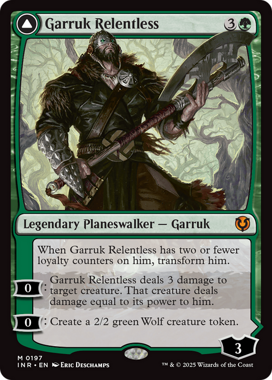 Garruk Relentless (-197) - Innistrad Remastered