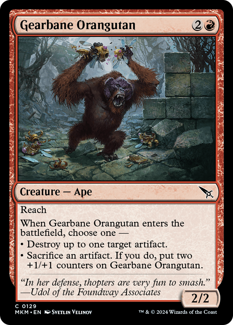 Gearbane Orangutan Foil