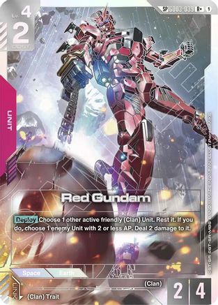 Red Gundam (SP) (R+) GD03-039/undefined - Phantom Aria Holofoil