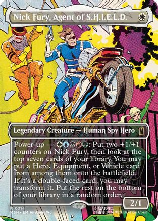 Nick Fury, Agent of S.H.I.E.L.D. (Borderless) (0314) (MSH-314) - Marvel Super Heroes