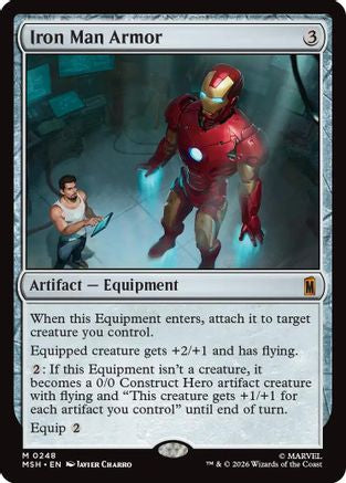 Iron Man Armor (MSH-248) - Marvel Super Heroes Foil