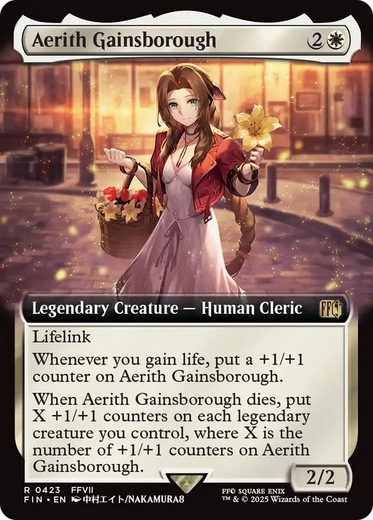 Aerith Gainsborough (Extended Art) (FIN-423) - FINAL FANTASY Foil