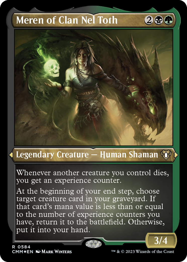 Meren of Clan Nel Toth (CMM-584) - Commander Masters Etched Foil