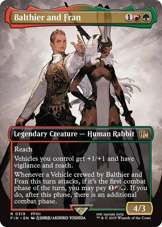Balthier and Fran (Borderless) (0319) (FIN-319) - FINAL FANTASY