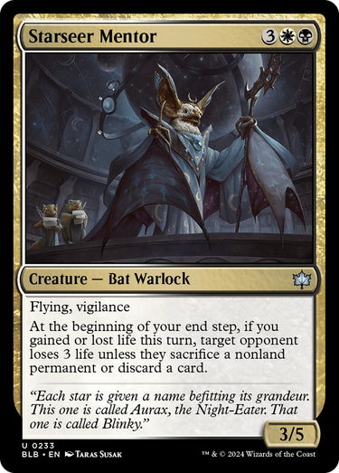 Starseer Mentor (BLB-233) - Bloomburrow Foil