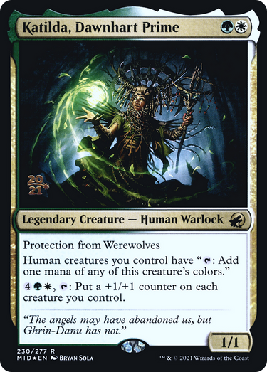Katilda, Dawnhart Prime (PRE-230) - Innistrad: Midnight Hunt Promos Foil
