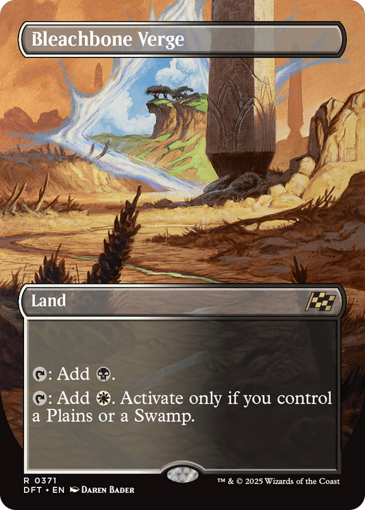 Bleachbone Verge (Borderless) (DFT-371) - Aetherdrift Foil