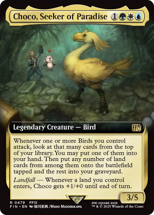 Choco, Seeker of Paradise (Extended Art) (FIN-479) - FINAL FANTASY