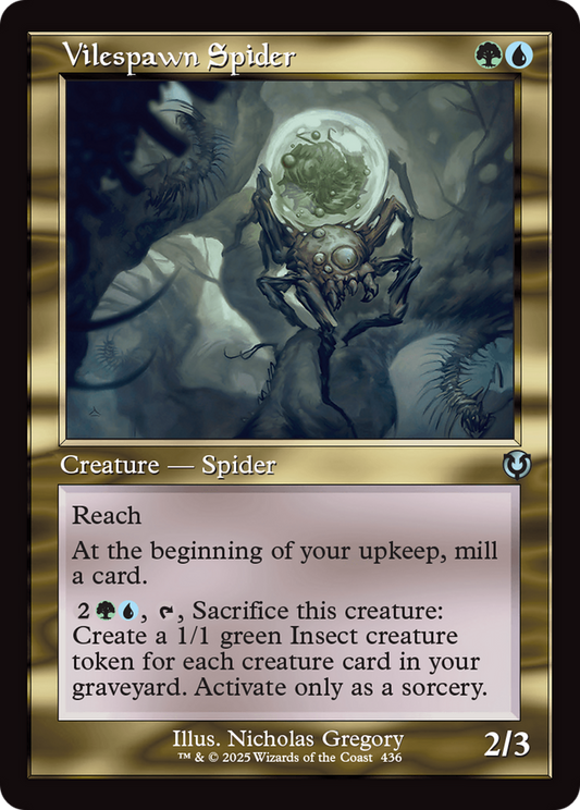 Vilespawn Spider (Retro Frame) (-436) - Innistrad Remastered