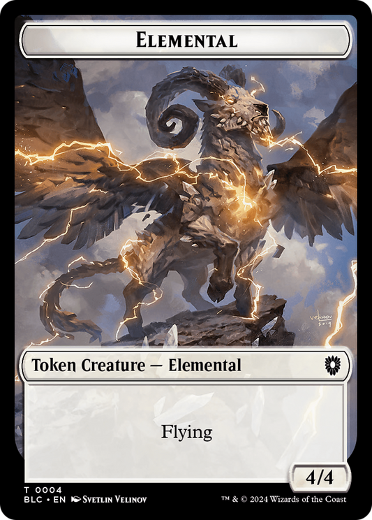 Elemental (TBLC-004) - Bloomburrow Commander Tokens Foil