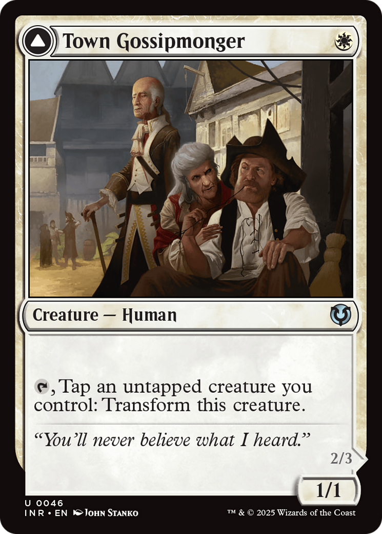 Town Gossipmonger (-046) - Innistrad Remastered