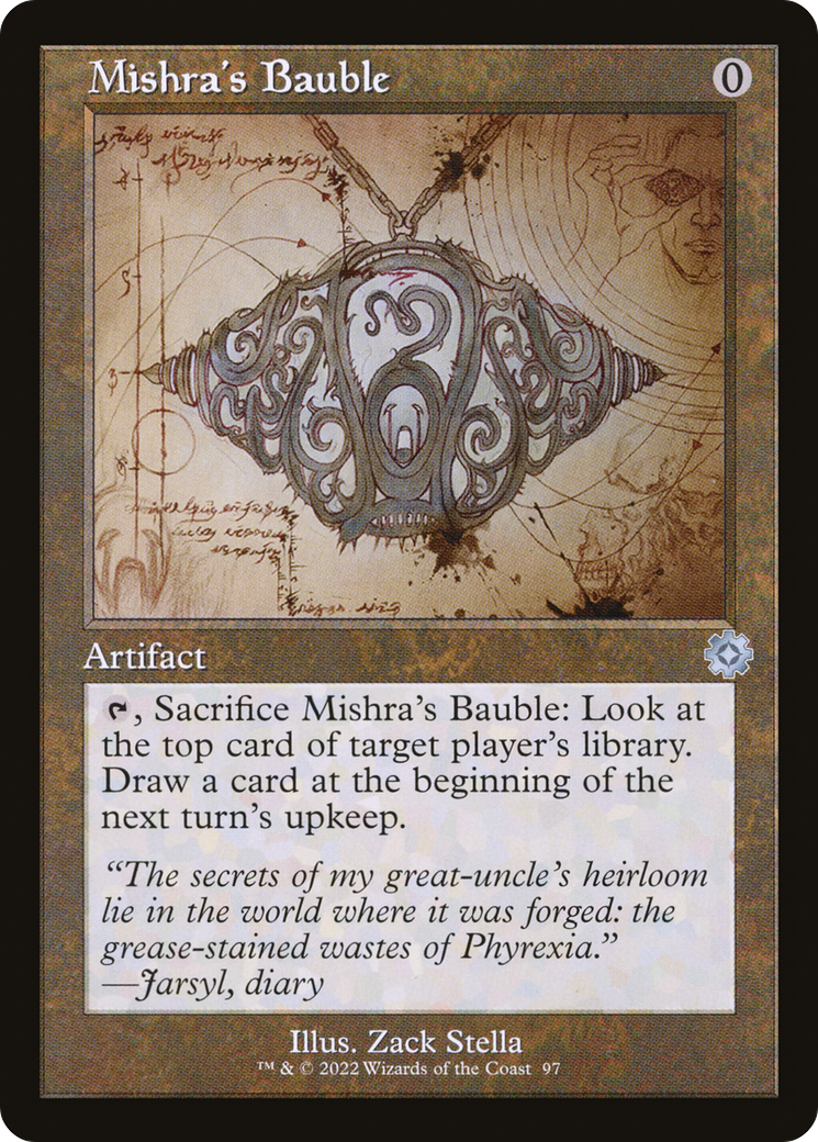 Mishra's Bauble Foil Retroframe Schematic #97
