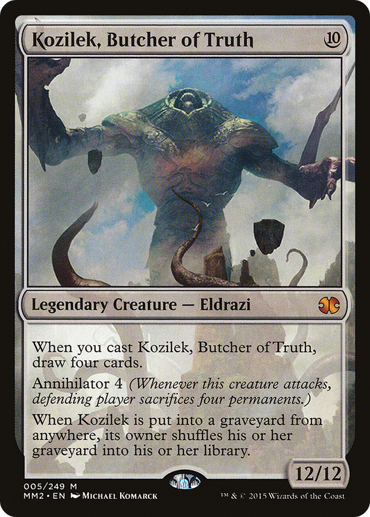 Kozilek, Butcher of Truth (MM2-005) - Modern Masters 2015