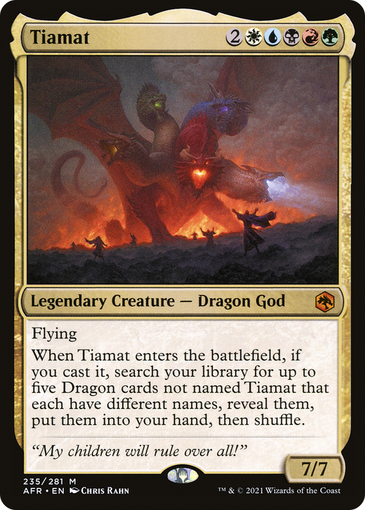 Tiamat (AFR-235) - Adventures in the Forgotten Realms Foil
