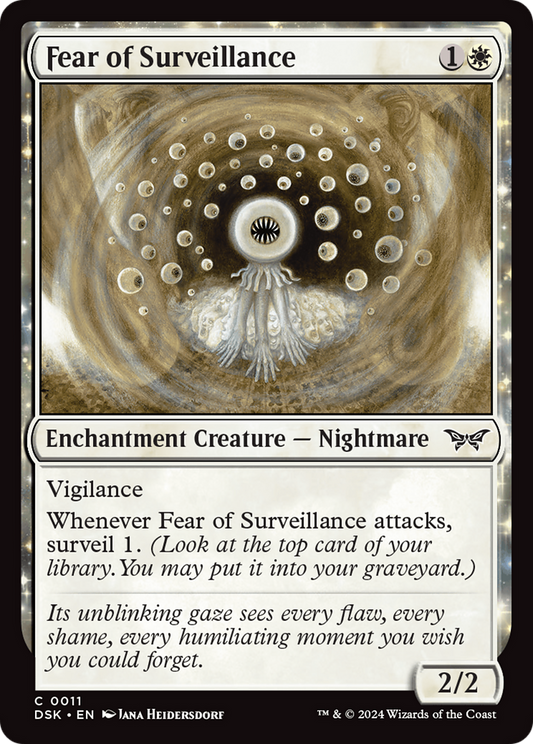 Fear of Surveillance (DSK-011) - Duskmourn: House of Horror