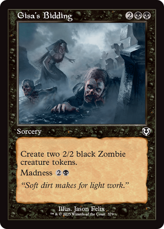 Gisa's Bidding (Retro Frame) (-379) - Innistrad Remastered Foil