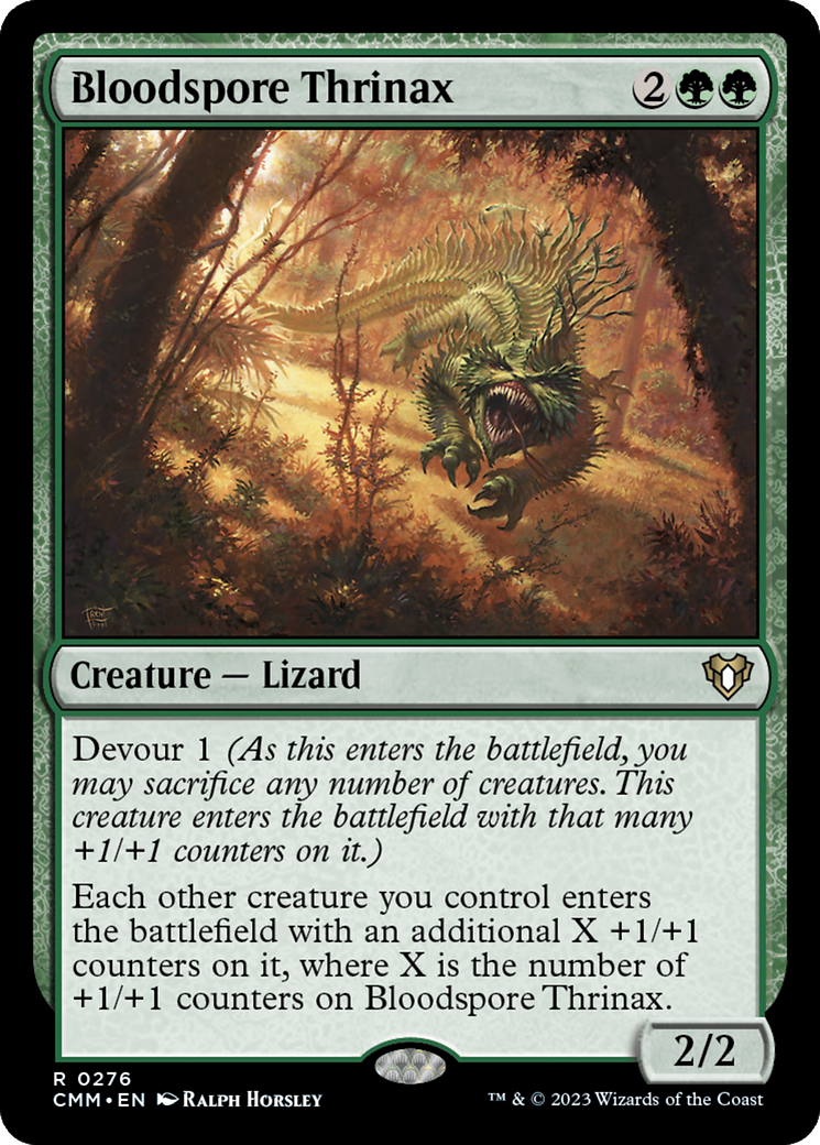 Bloodspore Thrinax (CMM-276) - Commander Masters
